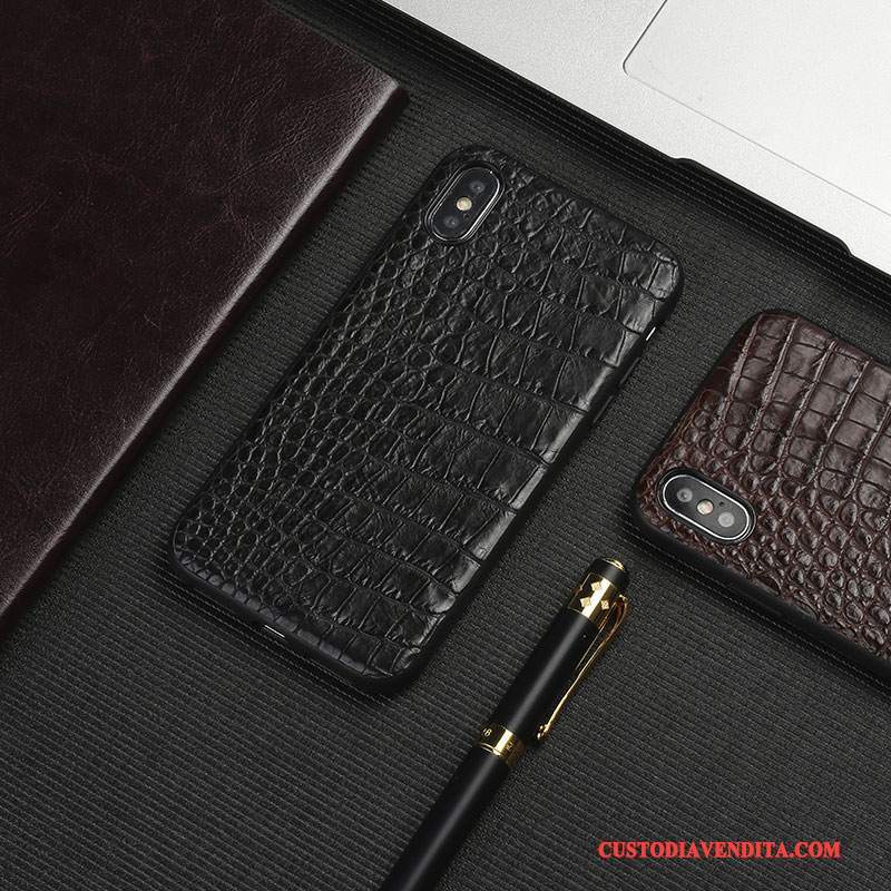 Custodia iPhone X Pelle Elegante Tutto Incluso, Cover iPhone X Telefono Anti-caduta