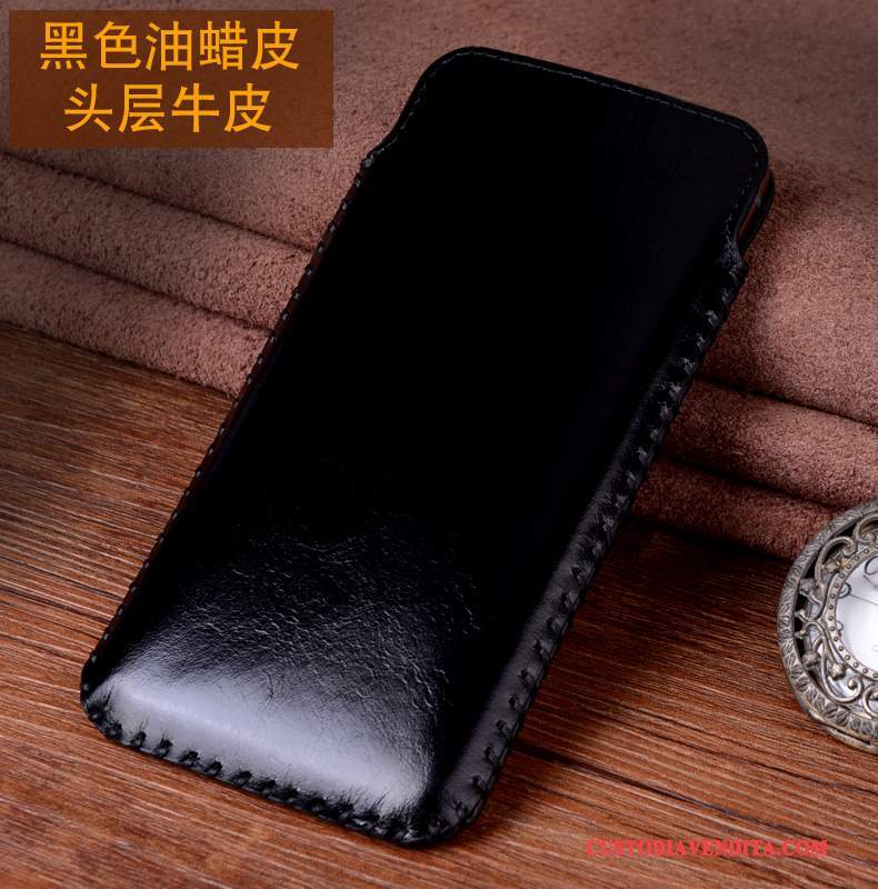 Custodia iPhone X Pelle Morbido Anti-caduta, Cover iPhone X Protezione Tutto Incluso Marrone