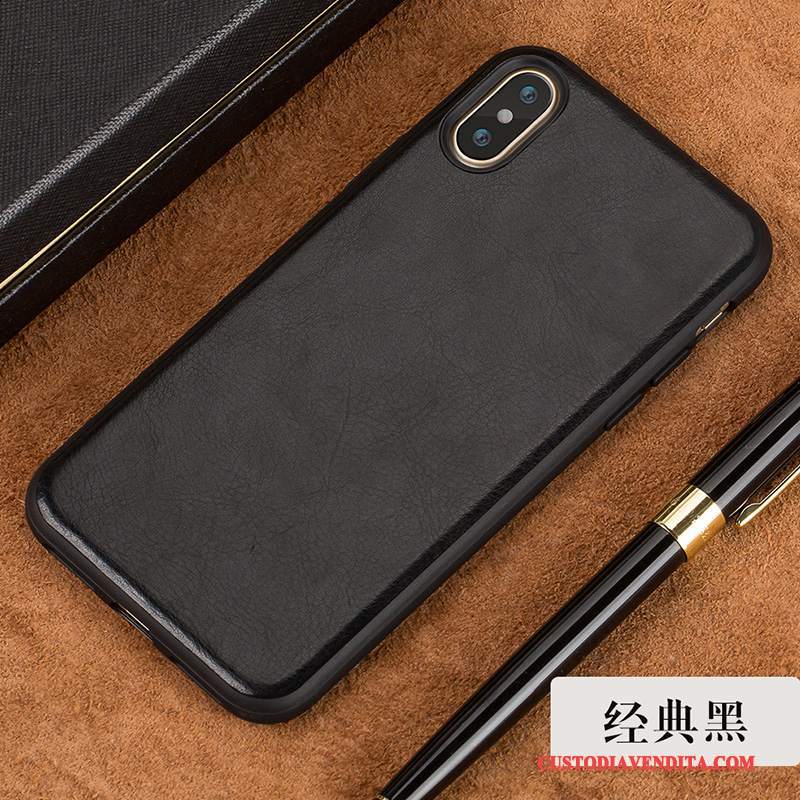 Custodia iPhone X Pelle Sottile Tutto Incluso, Cover iPhone X Protezione Radiantetelefono