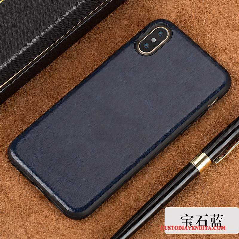 Custodia iPhone X Pelle Sottile Tutto Incluso, Cover iPhone X Protezione Radiantetelefono