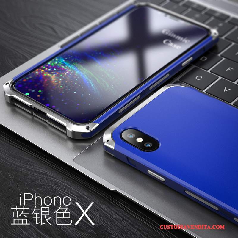 Custodia iPhone X Protezione Tutto Incluso Tendenza, Cover iPhone X Anti-cadutatelefono