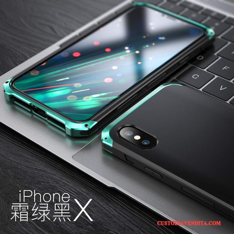 Custodia iPhone X Protezione Tutto Incluso Tendenza, Cover iPhone X Anti-cadutatelefono