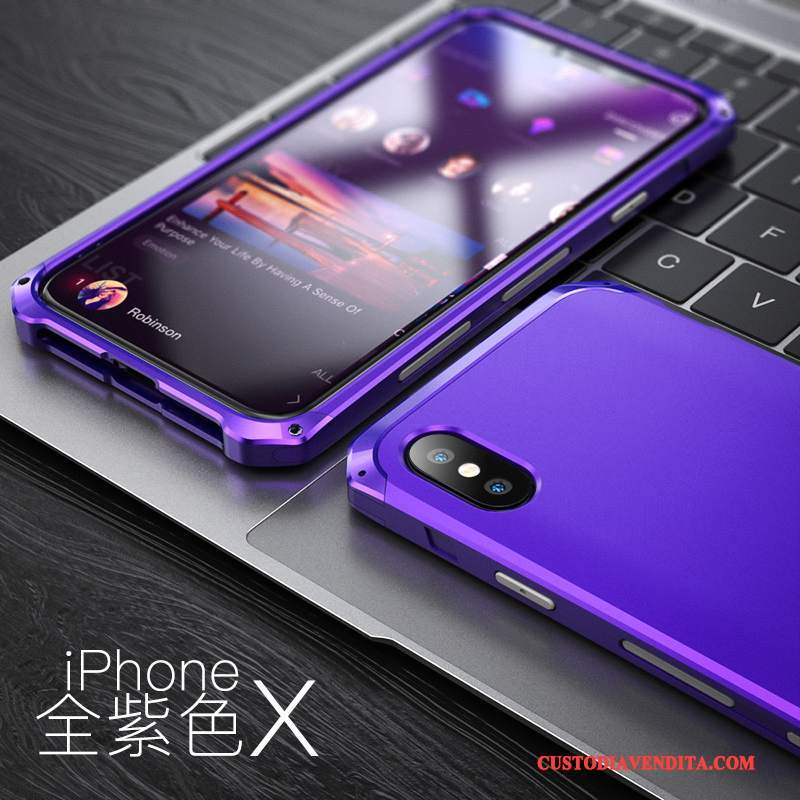 Custodia iPhone X Protezione Tutto Incluso Tendenza, Cover iPhone X Anti-cadutatelefono