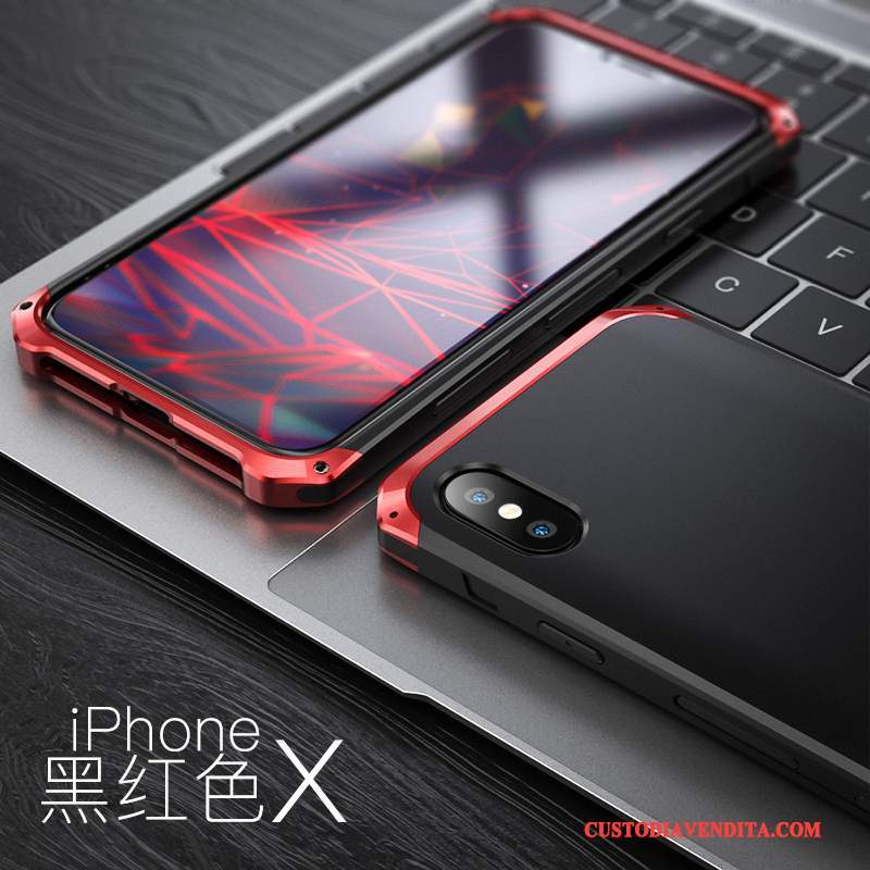 Custodia iPhone X Protezione Tutto Incluso Tendenza, Cover iPhone X Anti-cadutatelefono