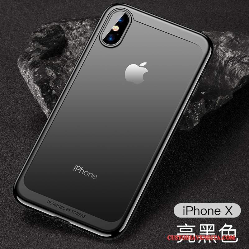 Custodia iPhone X Silicone Morbido Anti-caduta, Cover iPhone X Nuovo Sottile