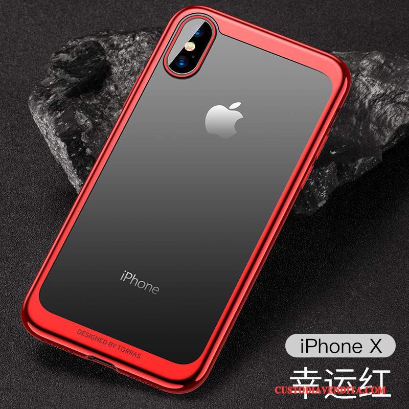 Custodia iPhone X Silicone Morbido Anti-caduta, Cover iPhone X Nuovo Sottile