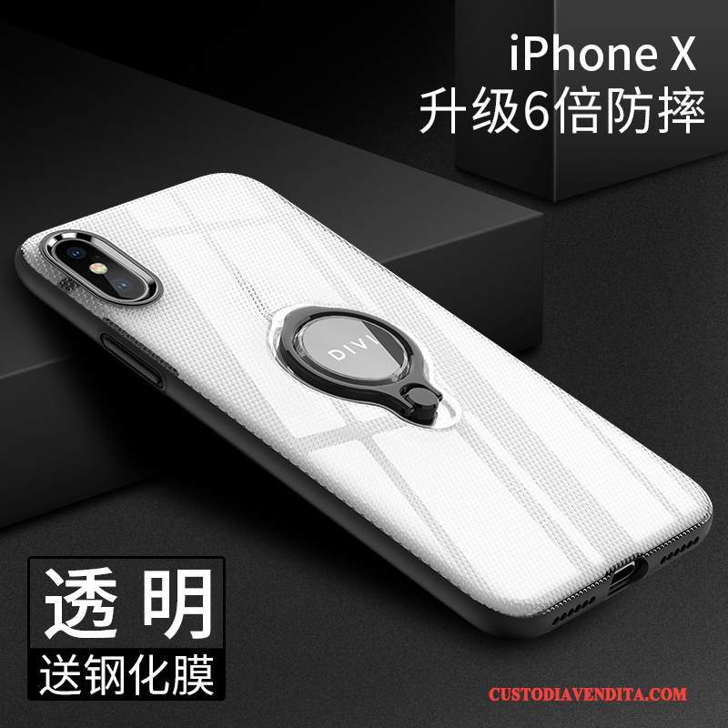 Custodia iPhone X Silicone Nuovo Bianco, Cover iPhone X Sottiletelefono