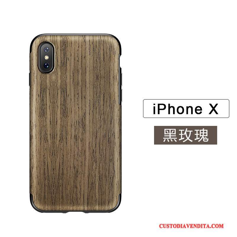 Custodia iPhone X Silicone Nuovotelefono, Cover iPhone X Zoccoli Tutto Incluso Qualità