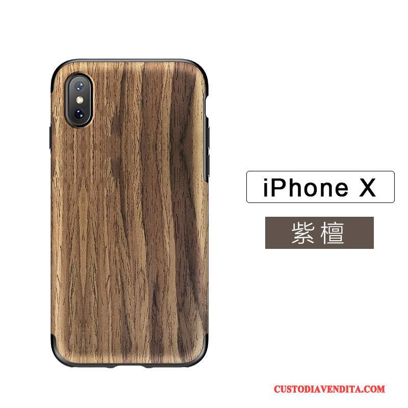 Custodia iPhone X Silicone Nuovotelefono, Cover iPhone X Zoccoli Tutto Incluso Qualità