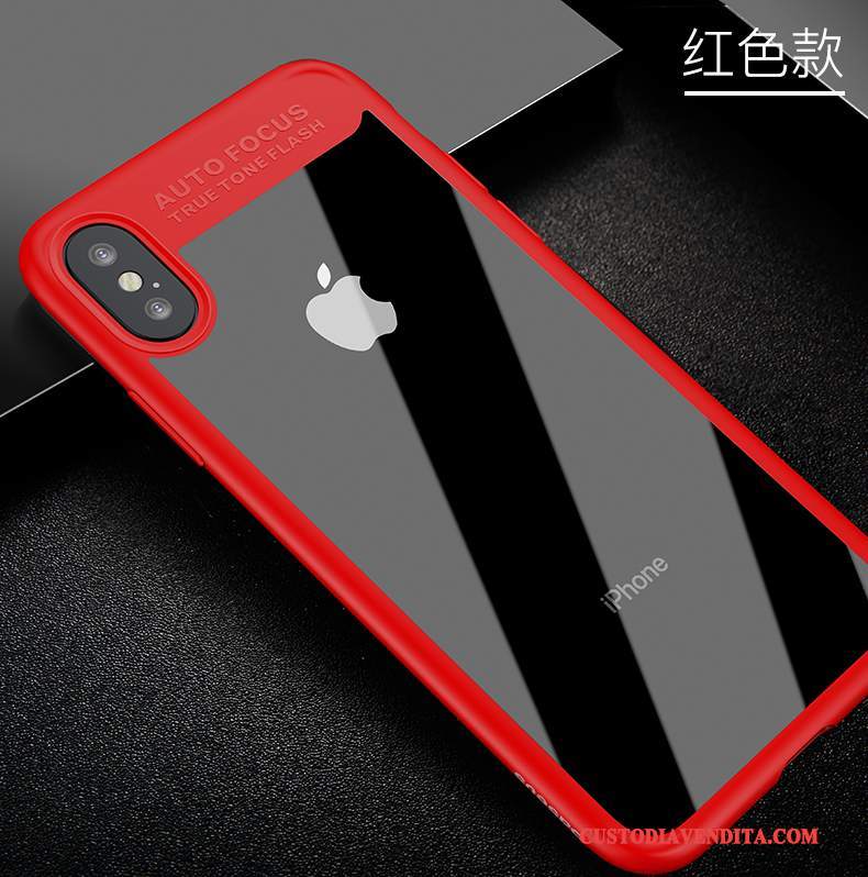 Custodia iPhone X Silicone Telefono Trasparente, Cover iPhone X Tutto Incluso Morbido