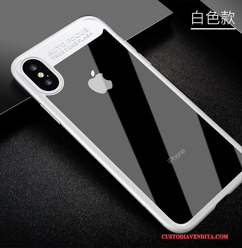 Custodia iPhone X Silicone Telefono Trasparente, Cover iPhone X Tutto Incluso Morbido