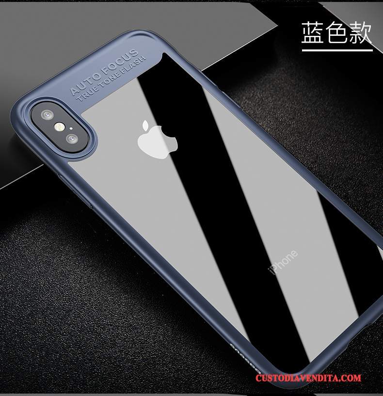 Custodia iPhone X Silicone Telefono Trasparente, Cover iPhone X Tutto Incluso Morbido