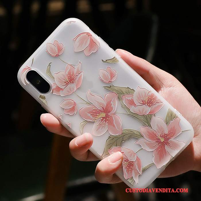 Custodia iPhone X Silicone Tutto Incluso Morbido, Cover iPhone X Colore Nuovo Ornamenti Appesi