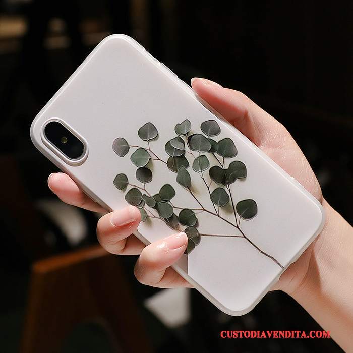 Custodia iPhone X Silicone Tutto Incluso Morbido, Cover iPhone X Colore Nuovo Ornamenti Appesi