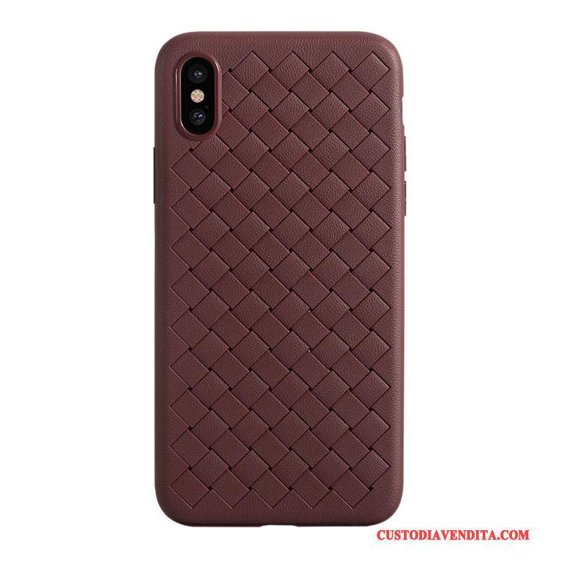 Custodia iPhone X Silicone Tutto Inclusotelefono, Cover iPhone X Pelle Affari Qualità