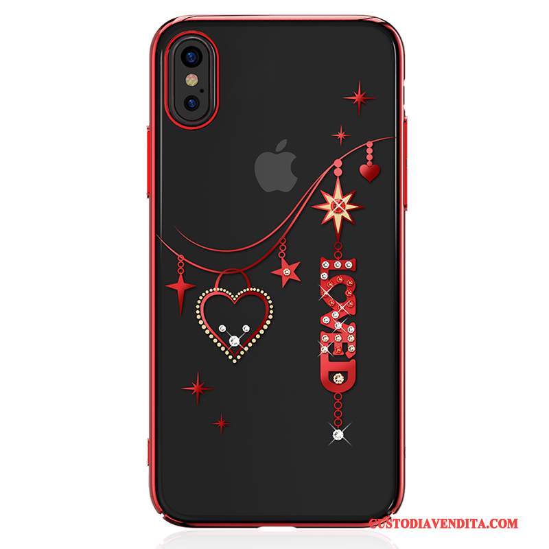 Custodia iPhone X Strass Tutto Inclusotelefono, Cover iPhone X Nuovo Lusso