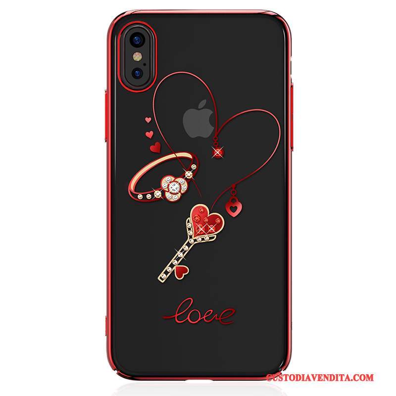 Custodia iPhone X Strass Tutto Inclusotelefono, Cover iPhone X Nuovo Lusso