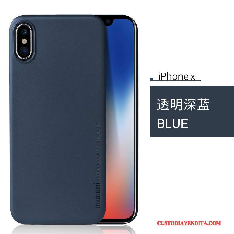 Custodia iPhone X Telefono Sottile, Cover iPhone X Nero Nuovo