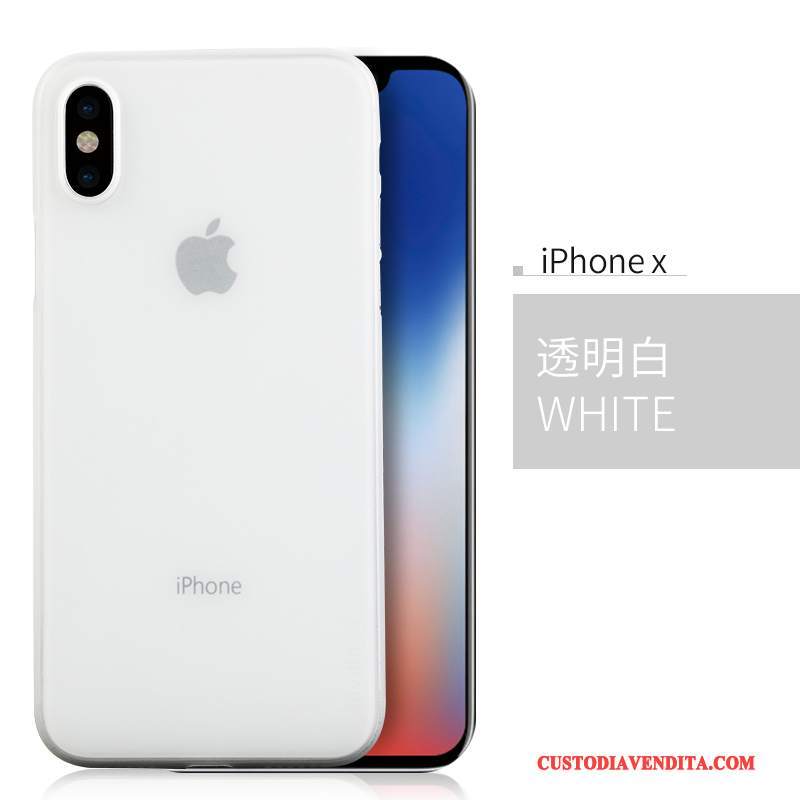 Custodia iPhone X Telefono Sottile, Cover iPhone X Nero Nuovo