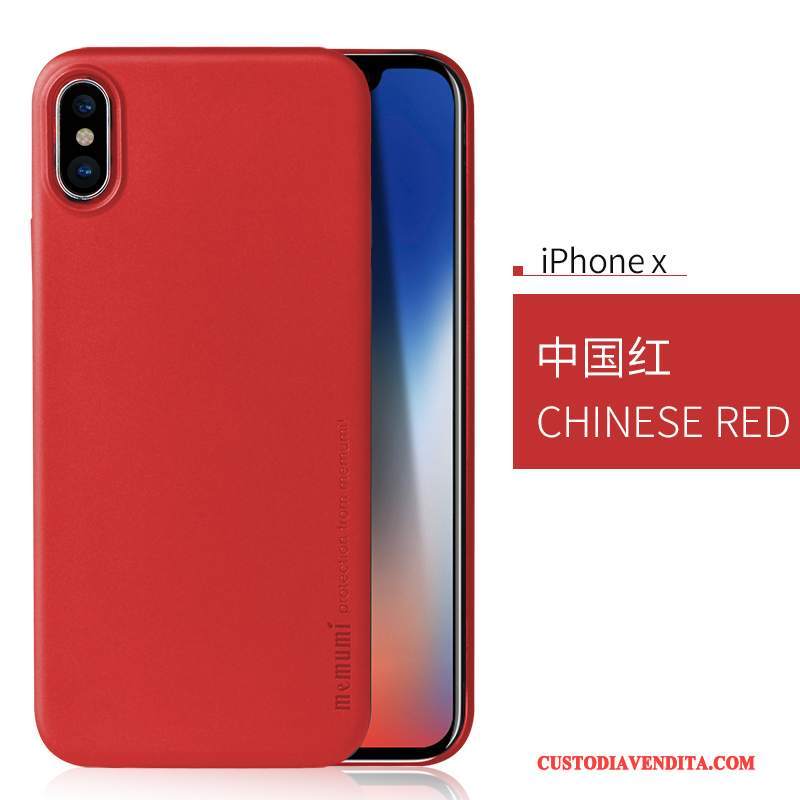 Custodia iPhone X Telefono Sottile, Cover iPhone X Nero Nuovo