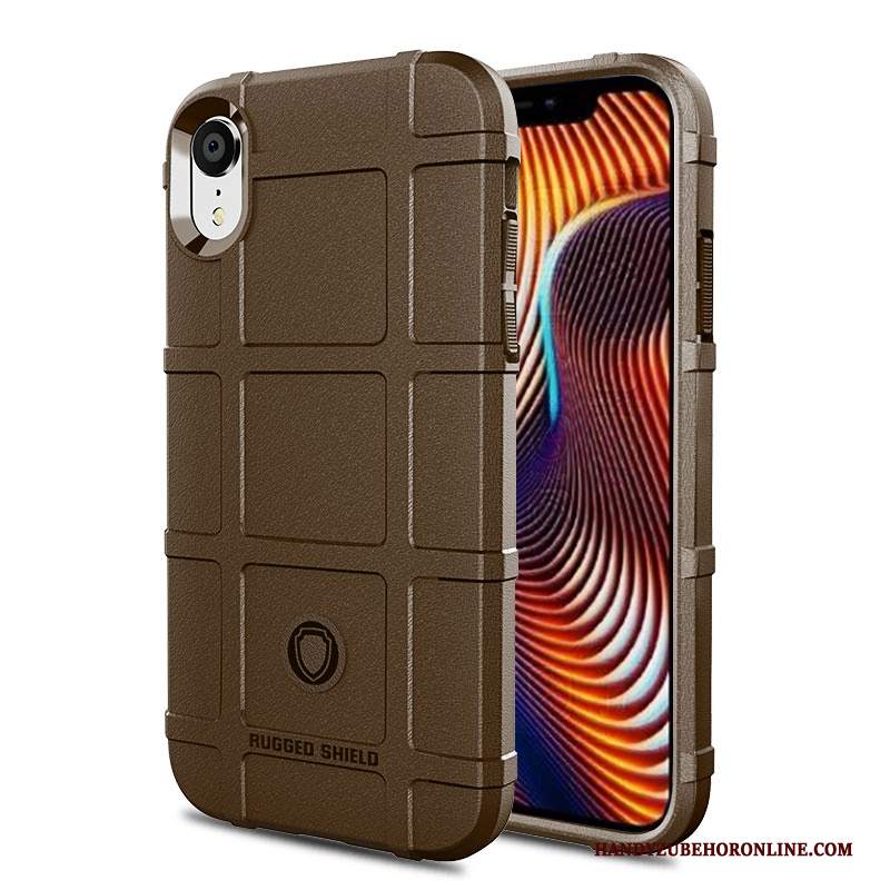 Custodia iPhone Xr Creativo Tutto Incluso Morbido, Cover iPhone Xr Silicone Anti-caduta Marchio Di Tendenza