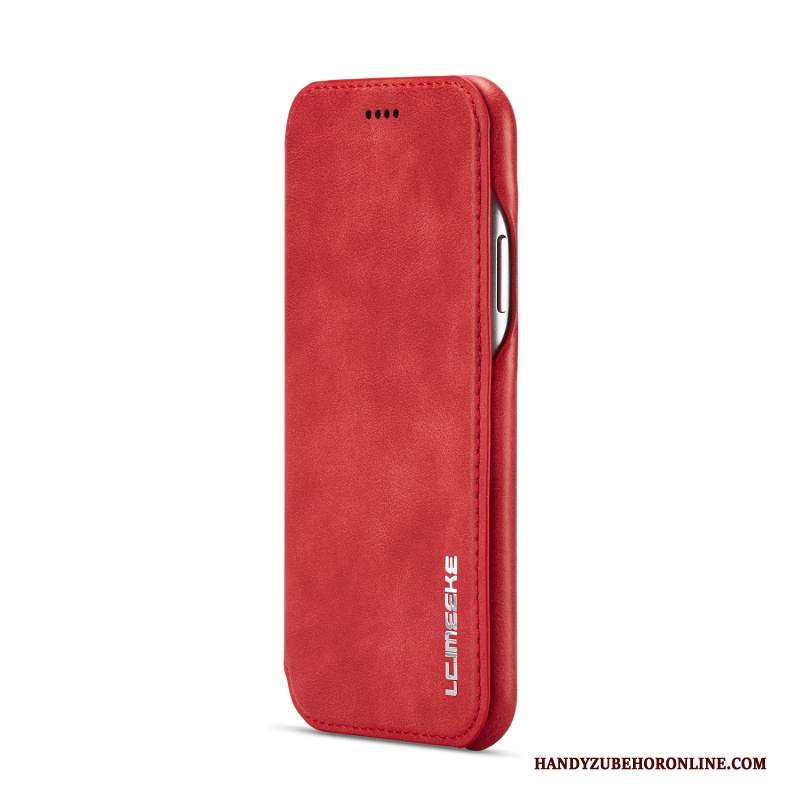 Custodia iPhone Xr Folio Telefono Biancheria, Cover iPhone Xr Pelle Anti-caduta Tutto Incluso