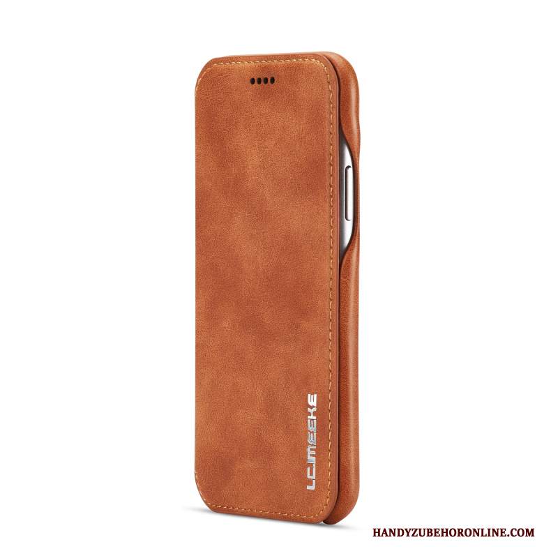 Custodia iPhone Xr Folio Telefono Biancheria, Cover iPhone Xr Pelle Anti-caduta Tutto Incluso