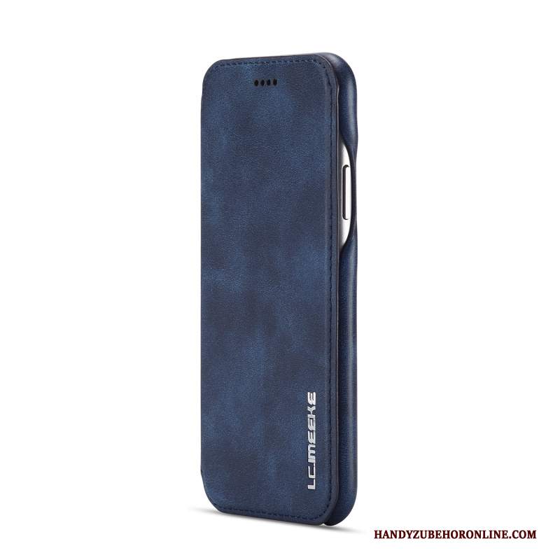 Custodia iPhone Xr Folio Telefono Biancheria, Cover iPhone Xr Pelle Anti-caduta Tutto Incluso