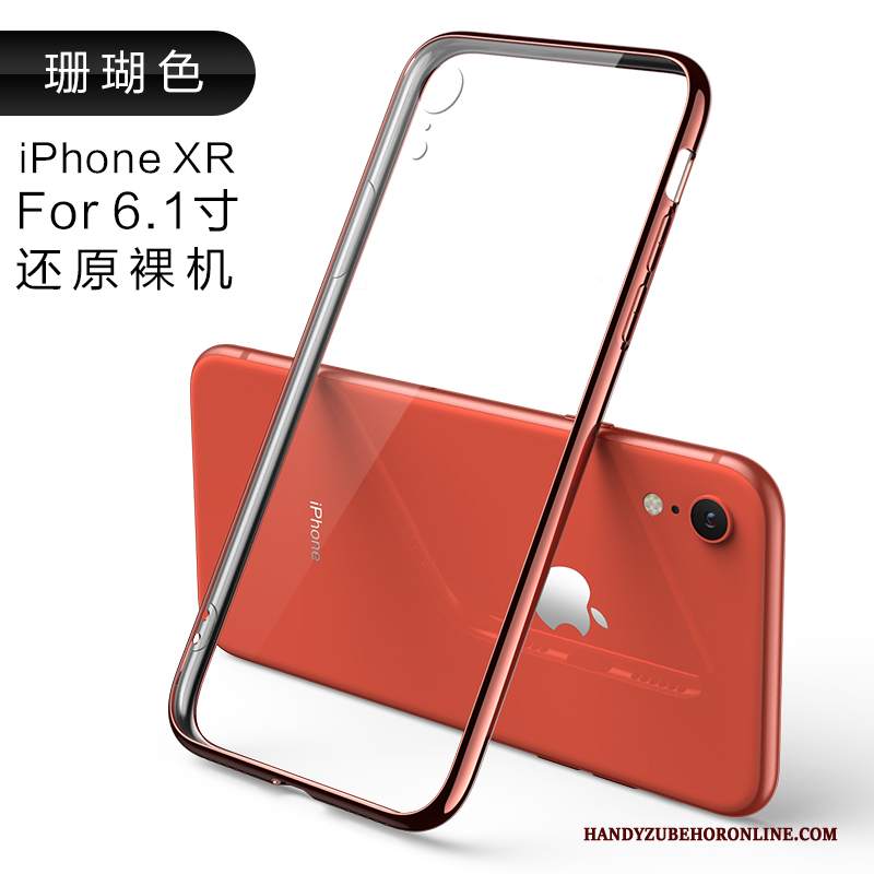 Custodia iPhone Xr Silicone Tutto Incluso High End, Cover iPhone Xr Protezione Vetro Morbido