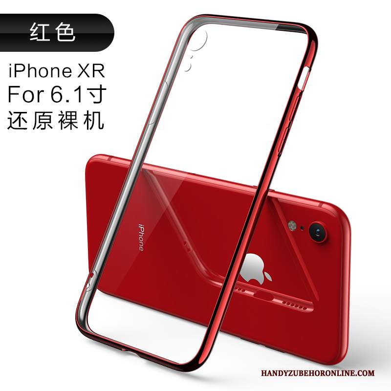 Custodia iPhone Xr Silicone Tutto Incluso High End, Cover iPhone Xr Protezione Vetro Morbido