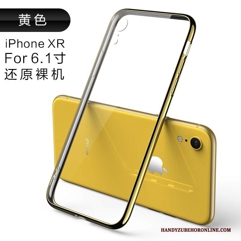 Custodia iPhone Xr Silicone Tutto Incluso High End, Cover iPhone Xr Protezione Vetro Morbido