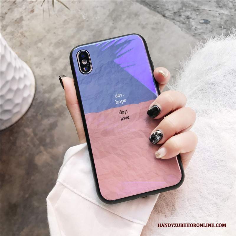 Custodia iPhone Xs Creativo Net Redtelefono, Cover iPhone Xs Nuovo Blu