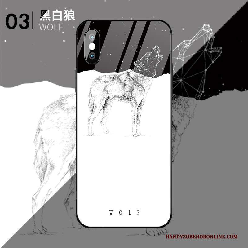 Custodia iPhone Xs Creativo Semplici Nuovo, Cover iPhone Xs Tutto Incluso Sottile