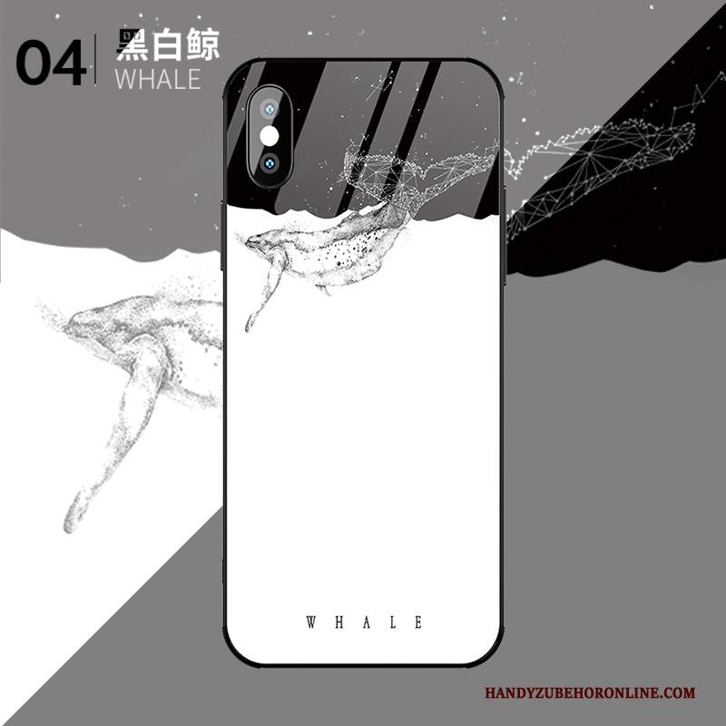 Custodia iPhone Xs Creativo Semplici Nuovo, Cover iPhone Xs Tutto Incluso Sottile