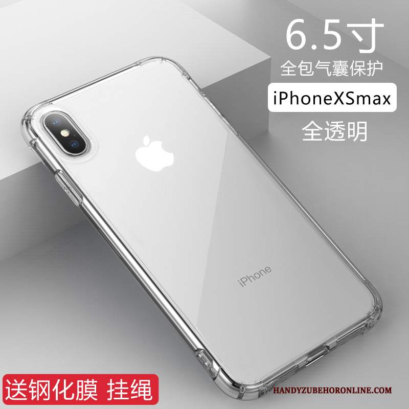 Custodia iPhone Xs Max Creativo Anti-caduta Gasbag, Cover iPhone Xs Max Protezione Trasparente Tendenza