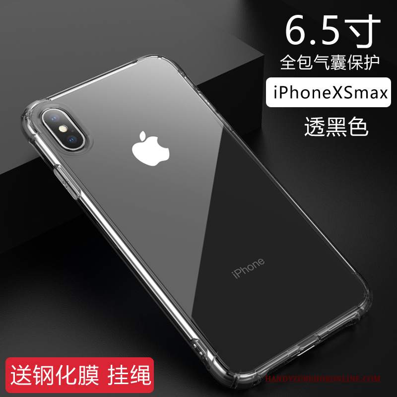 Custodia iPhone Xs Max Creativo Anti-caduta Gasbag, Cover iPhone Xs Max Protezione Trasparente Tendenza