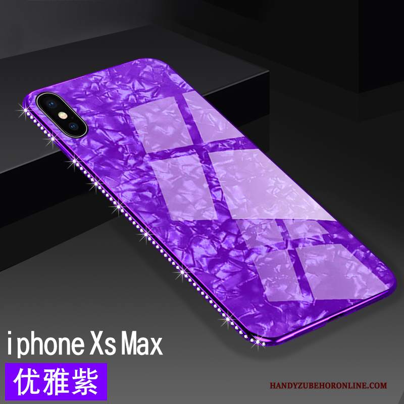 Custodia iPhone Xs Max Creativo Net Redtelefono, Cover iPhone Xs Max Silicone Marchio Di Tendenza Di Personalità