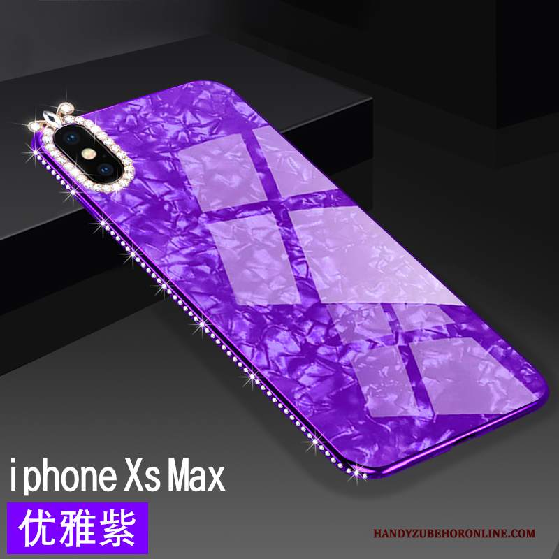 Custodia iPhone Xs Max Creativo Net Redtelefono, Cover iPhone Xs Max Silicone Marchio Di Tendenza Di Personalità