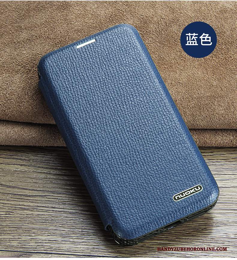 Custodia iPhone Xs Max Pelle Anti-caduta Tutto Incluso, Cover iPhone Xs Max Folio Biancotelefono