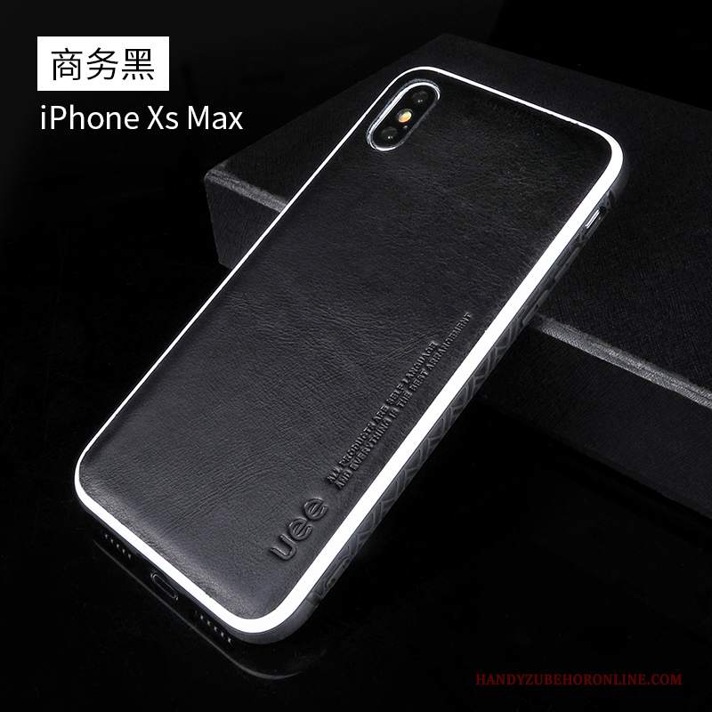 Custodia iPhone Xs Max Pelle Lusso Di Personalità, Cover iPhone Xs Max Creativo Naturalmente Tutto Incluso