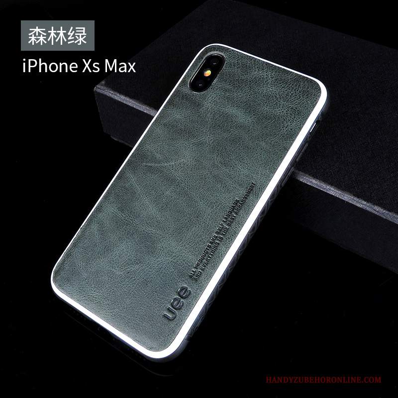 Custodia iPhone Xs Max Pelle Lusso Di Personalità, Cover iPhone Xs Max Creativo Naturalmente Tutto Incluso