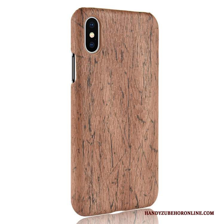 Custodia iPhone Xs Max Pelle Telefono Qualità, Cover iPhone Xs Max Protezione Difficile Giallo