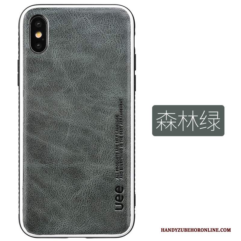 Custodia iPhone Xs Max Pelle Tendenza High End, Cover iPhone Xs Max Moda Elegante Grande