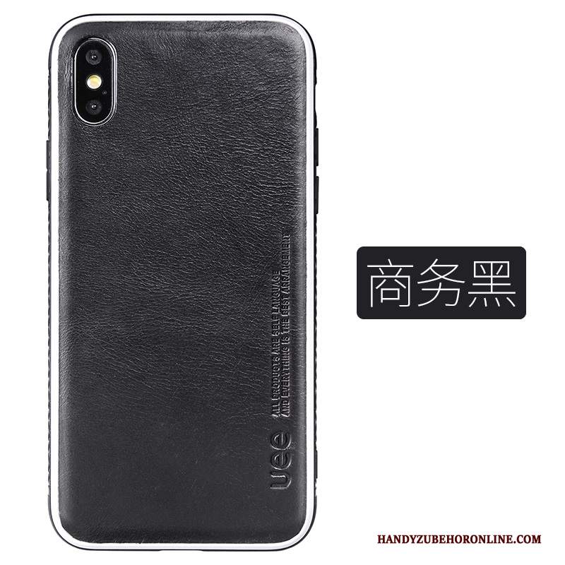 Custodia iPhone Xs Max Pelle Tendenza High End, Cover iPhone Xs Max Moda Elegante Grande