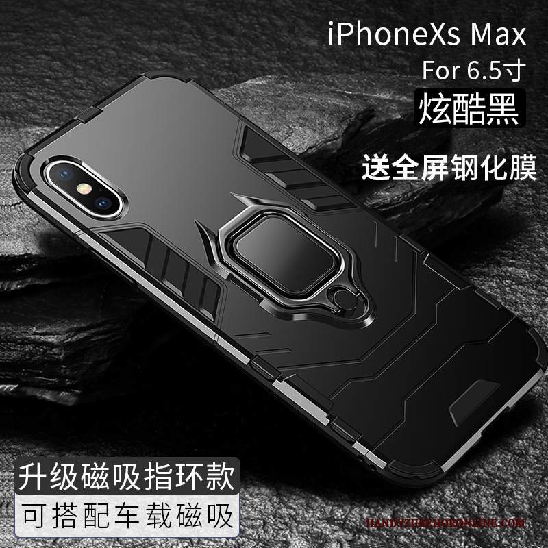 Custodia iPhone Xs Max Protezione High End Nuovo, Cover iPhone Xs Max Magnetico Anti-caduta