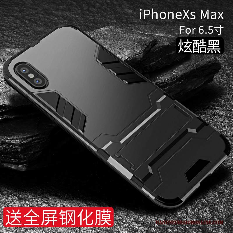 Custodia iPhone Xs Max Protezione High End Nuovo, Cover iPhone Xs Max Magnetico Anti-caduta