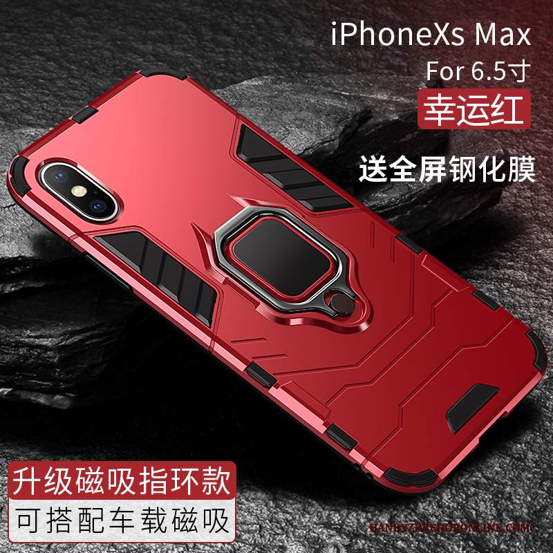 Custodia iPhone Xs Max Protezione High End Nuovo, Cover iPhone Xs Max Magnetico Anti-caduta