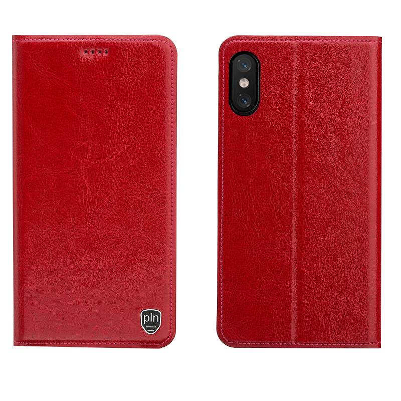 Custodia iPhone Xs Max Protezione Nuovo Modello Coccodrillo, Cover iPhone Xs Max Pelle Telefono Tutto Incluso