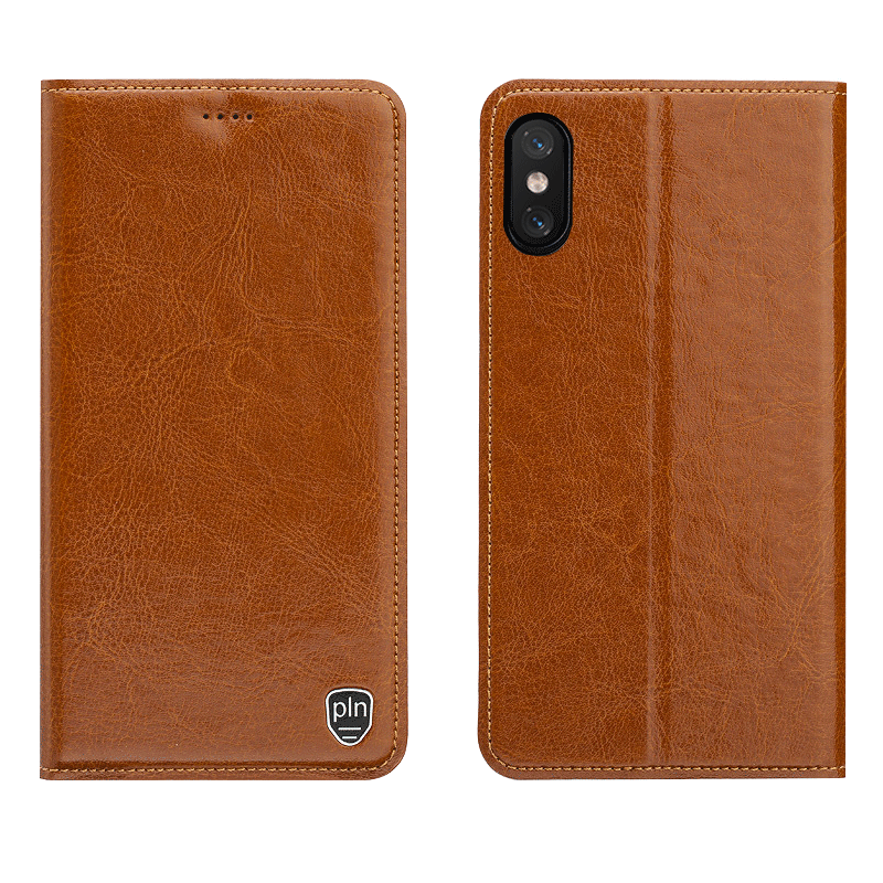 Custodia iPhone Xs Max Protezione Nuovo Modello Coccodrillo, Cover iPhone Xs Max Pelle Telefono Tutto Incluso