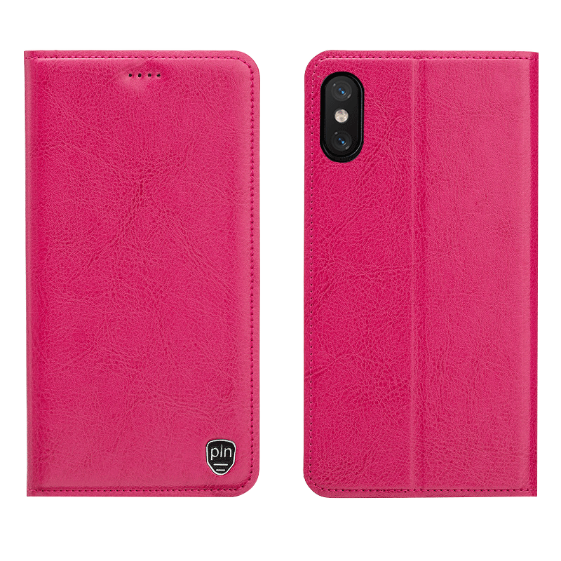 Custodia iPhone Xs Max Protezione Nuovo Modello Coccodrillo, Cover iPhone Xs Max Pelle Telefono Tutto Incluso